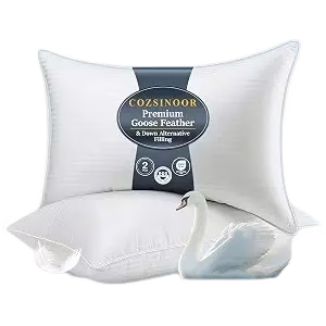 COZSINOOR Goose Down Feather Pillow