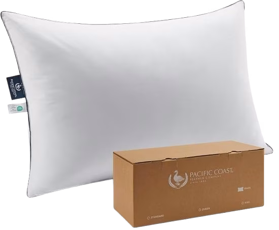 Pacific Coast Bed Pillow, Luxury Hotel Goose Feather